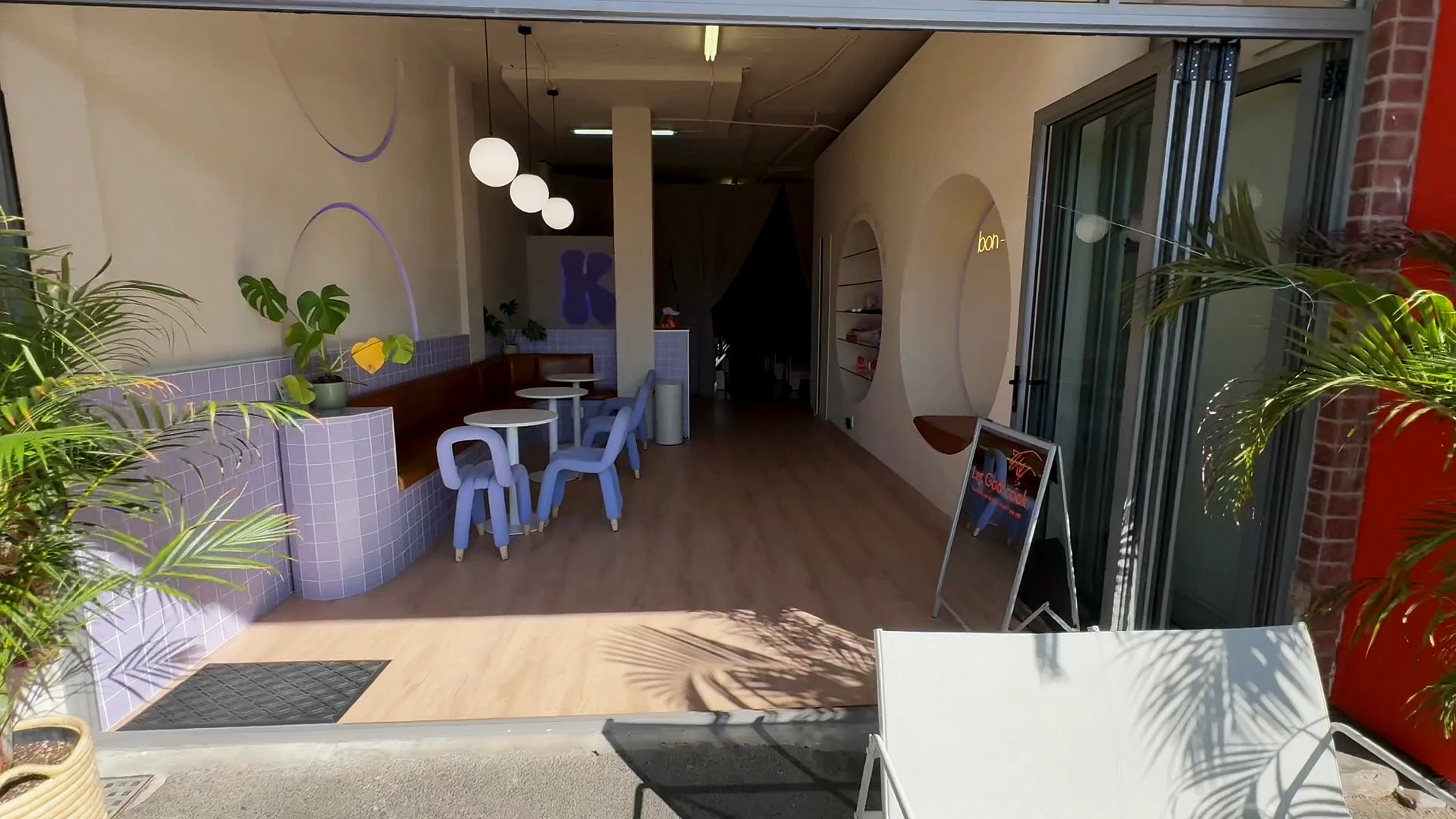 The studio's doorway on Main Road, Paarl